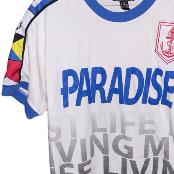 One Color One Nation Paradise Ringer Tee - Picture 5 of 16